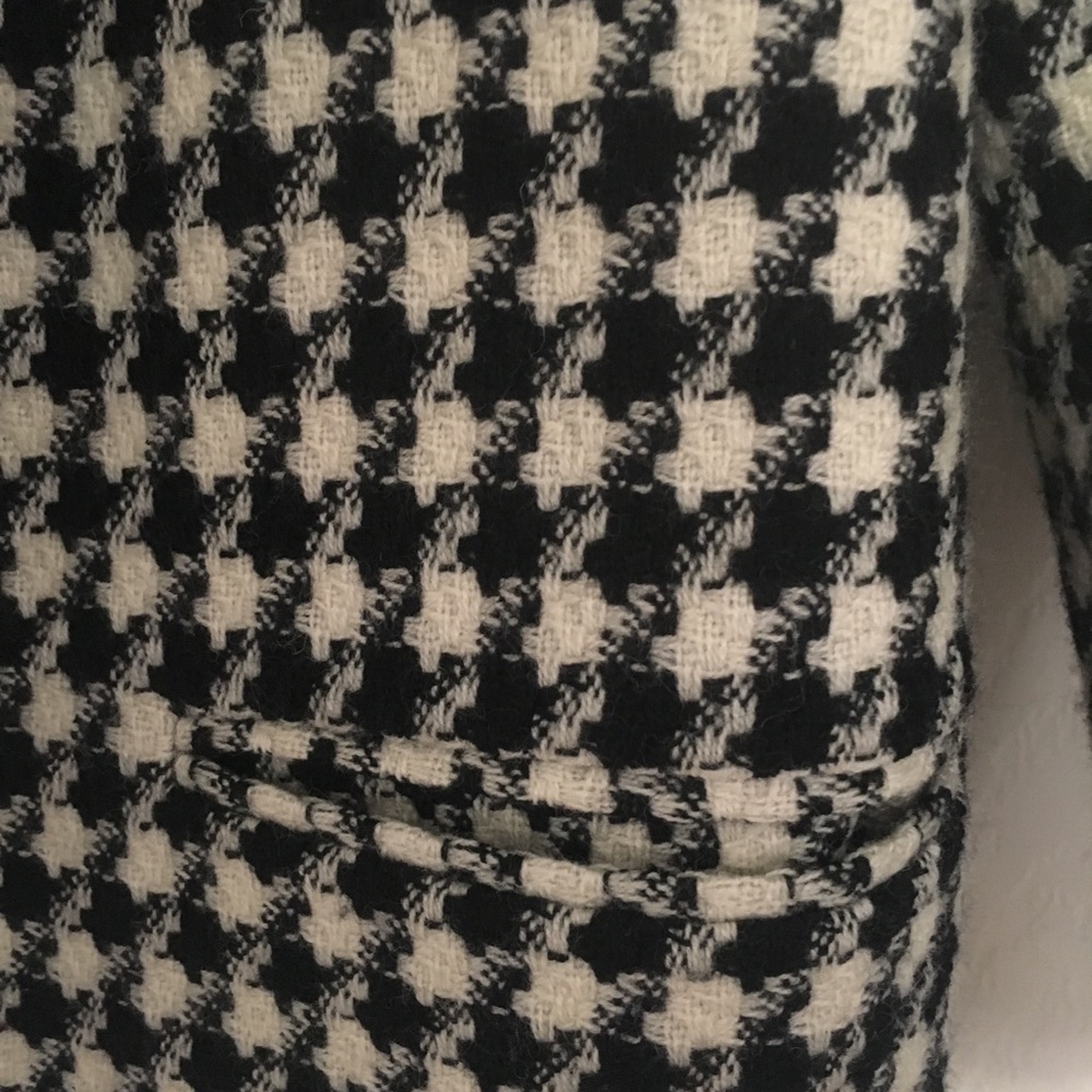 Gingham Wool Light Weight Blazer - image 3
